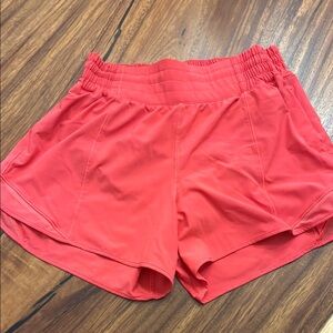 Lululemon Coral Athletic Shorts